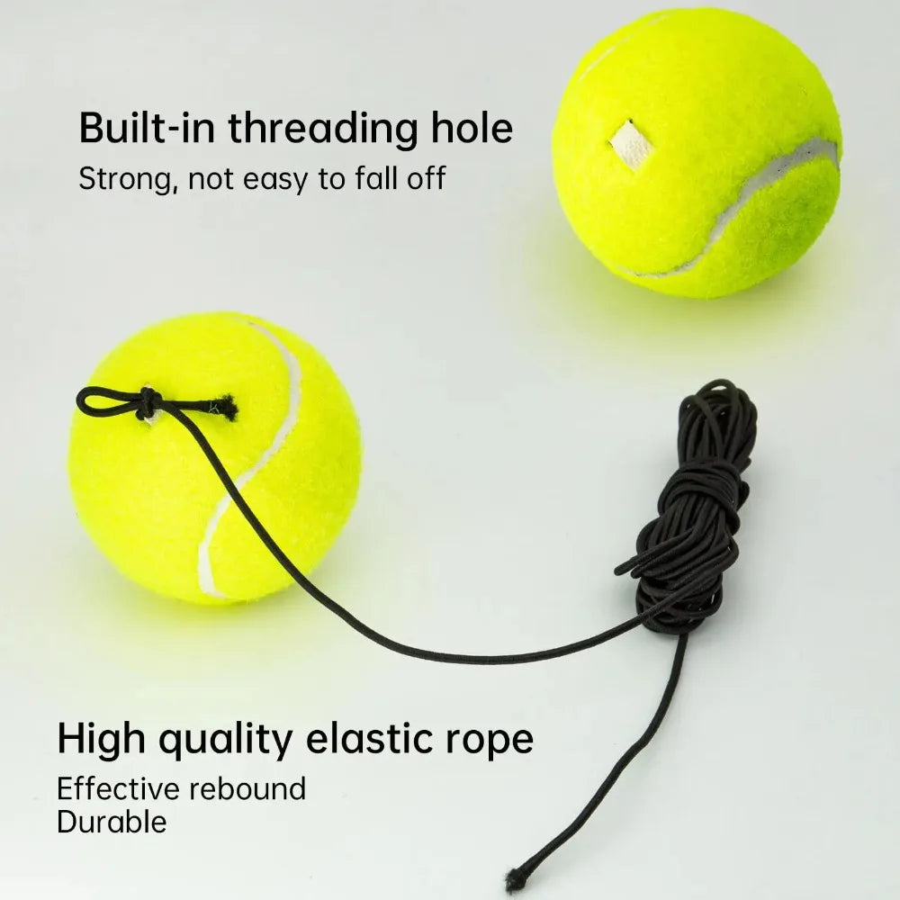 Tennis Training Ball with String Tennis Balls With Elastic Rope Tennis Training Partner Rebound Practice Ball Self Practice Tool