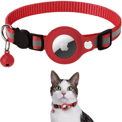 Cat GPS Tracker Collar, Waterproof, Reflective, Anti-Lost, PU Material