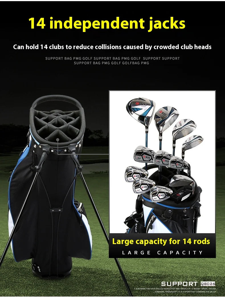 PGM QB026 Golf Bag Men's and Women's Stand Portable Bag Ball Bag Lightweight Portable Edition Club Bag