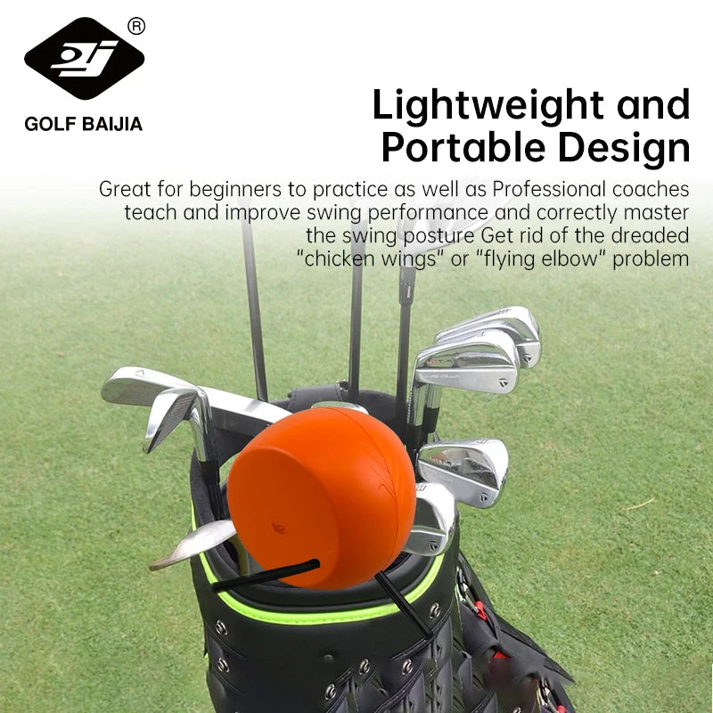 Golf swing arm posture corrector, swing training ball, swing chicken wing corrector, golf chipping accessories