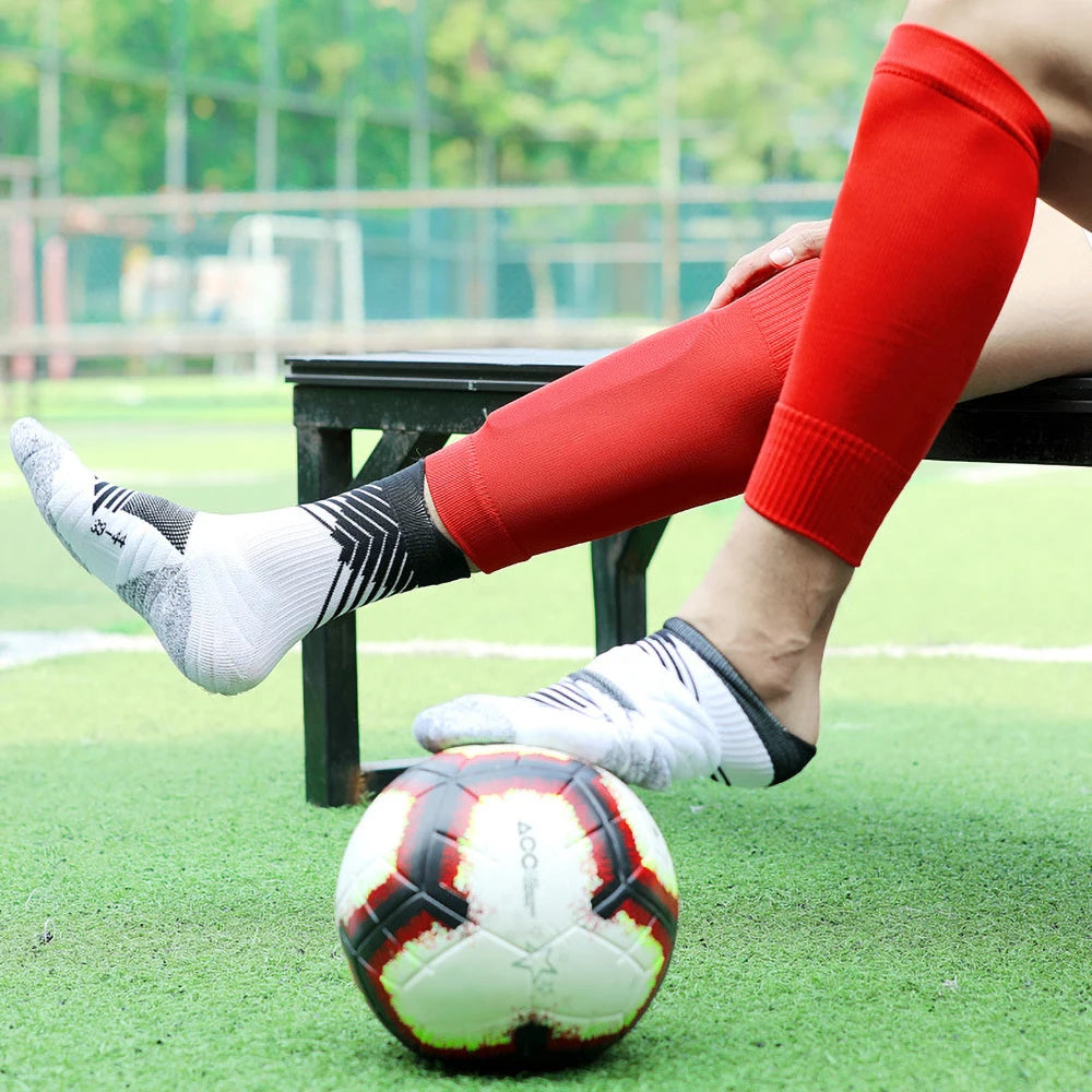 Football Calf Socks Football Protectors Long Football Socks Foot Protector Fixed Socks Outdoor Calf Protection Socks