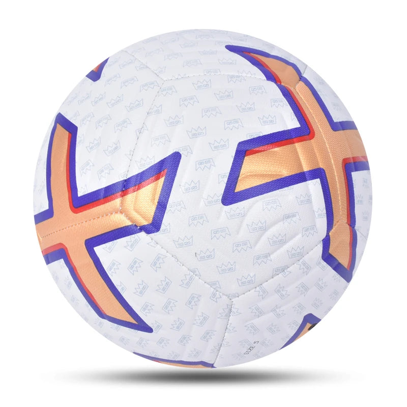 Soccer Balls Standard Size 5 Machine-Stitched Ball PU Material Sports League Outdoor Match Football Training Ball Futbol Voetbal
