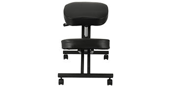SucceBuy Ergonomic Kneeling Chair Stool W/ Thick Cushion Home Office Chair Improving Body Posture Rocking Wood Computer Chair