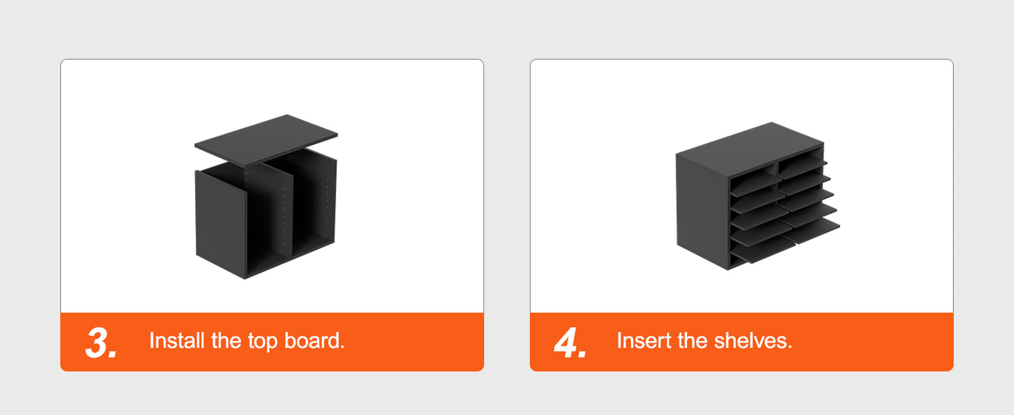 SucceBuy Literature Organizers with Adjustable Shelves Wood Literature Sorter for Office Home Classroom Mailrooms EPA Certified